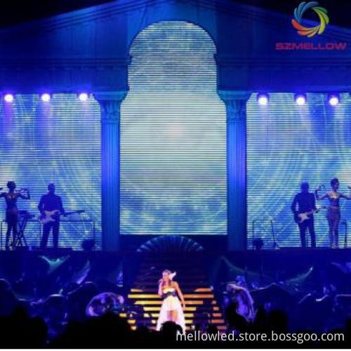 p7.62 stage background LED display big screen